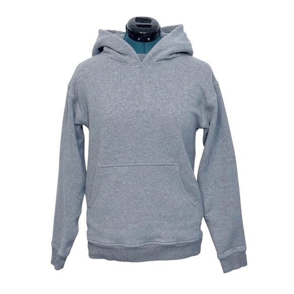 lululemon athletica Tops - Lululemon Hoodie Womens‎ Medium Gray Fleece Pullover Kangaroo Pocket Soft